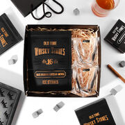 Подарочный набор для охлаждения виски со стаканами Bohemia Quadro Whisky Stones 2см 4002