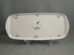 Поднос прямоугольный Saphyr Гуси 35см